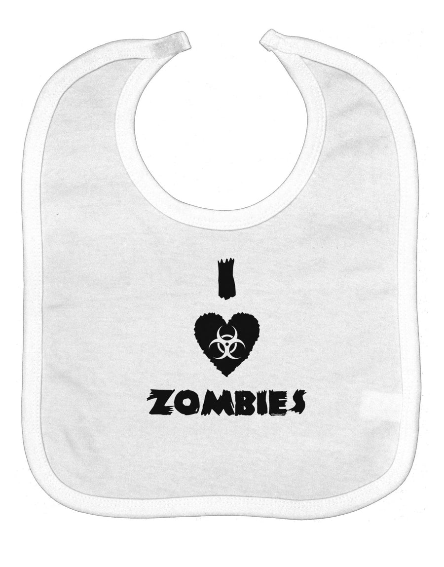 I Heart Zombies - Biohazard Heart Baby Bib