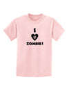 I Heart Zombies - Biohazard Heart Childrens T-Shirt-Childrens T-Shirt-TooLoud-PalePink-X-Small-Davson Sales