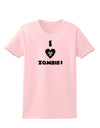 I Heart Zombies - Biohazard Heart Womens T-Shirt-Womens T-Shirt-TooLoud-PalePink-X-Small-Davson Sales