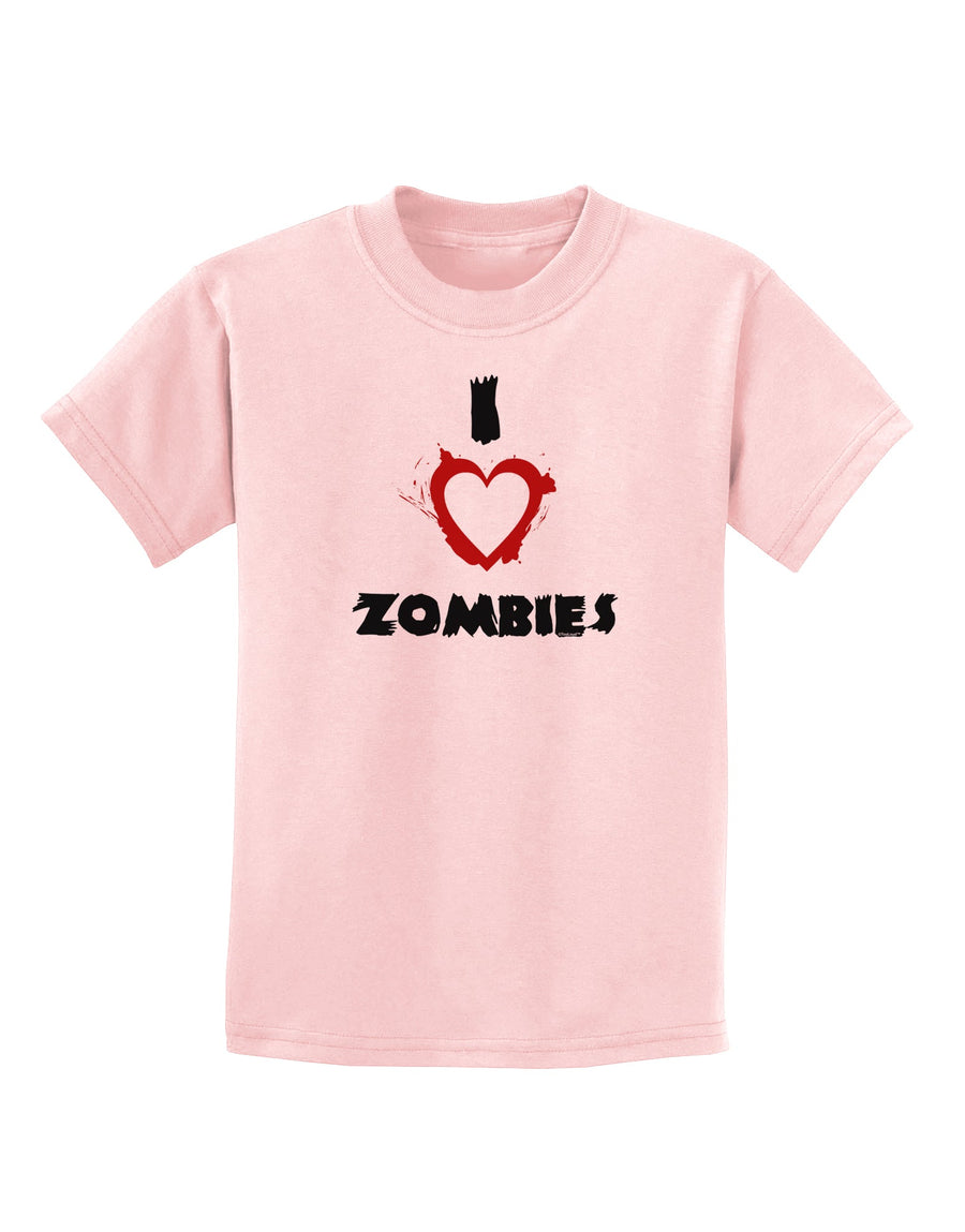 I Heart Zombies - Bloody Heart Childrens T-Shirt-Childrens T-Shirt-TooLoud-White-X-Small-Davson Sales