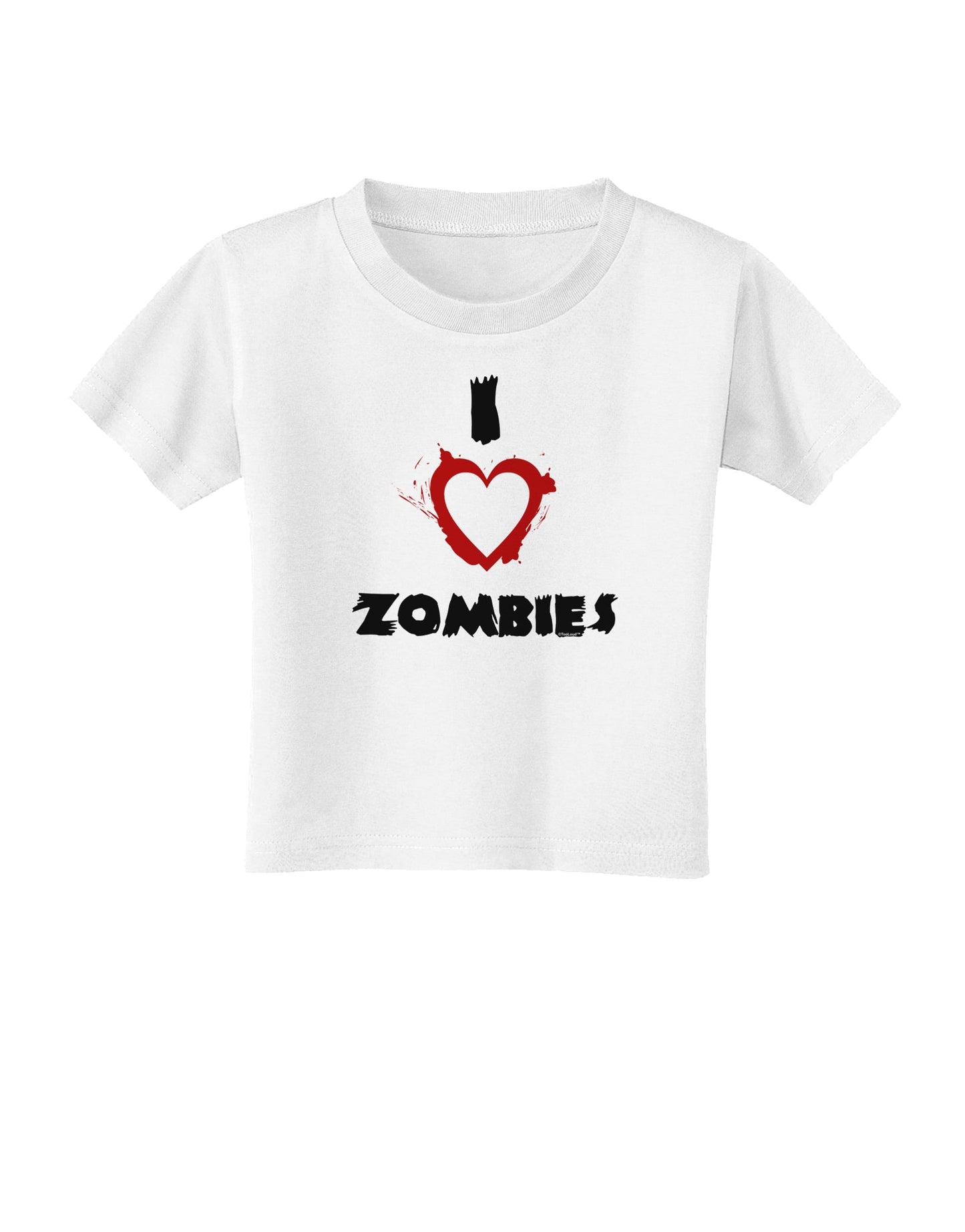 I Heart Zombies - Bloody Heart Toddler T-Shirt-Toddler T-Shirt-TooLoud-White-2T-Davson Sales