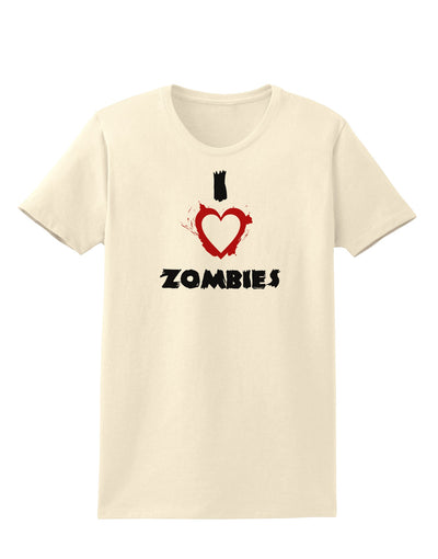 I Heart Zombies - Bloody Heart Womens T-Shirt-Womens T-Shirt-TooLoud-Natural-X-Small-Davson Sales