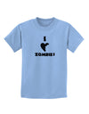 I Heart Zombies - Funny - Halloween Childrens T-Shirt-Childrens T-Shirt-TooLoud-Light-Blue-X-Small-Davson Sales