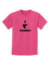 I Heart Zombies - Funny - Halloween Childrens T-Shirt-Childrens T-Shirt-TooLoud-Sangria-X-Small-Davson Sales