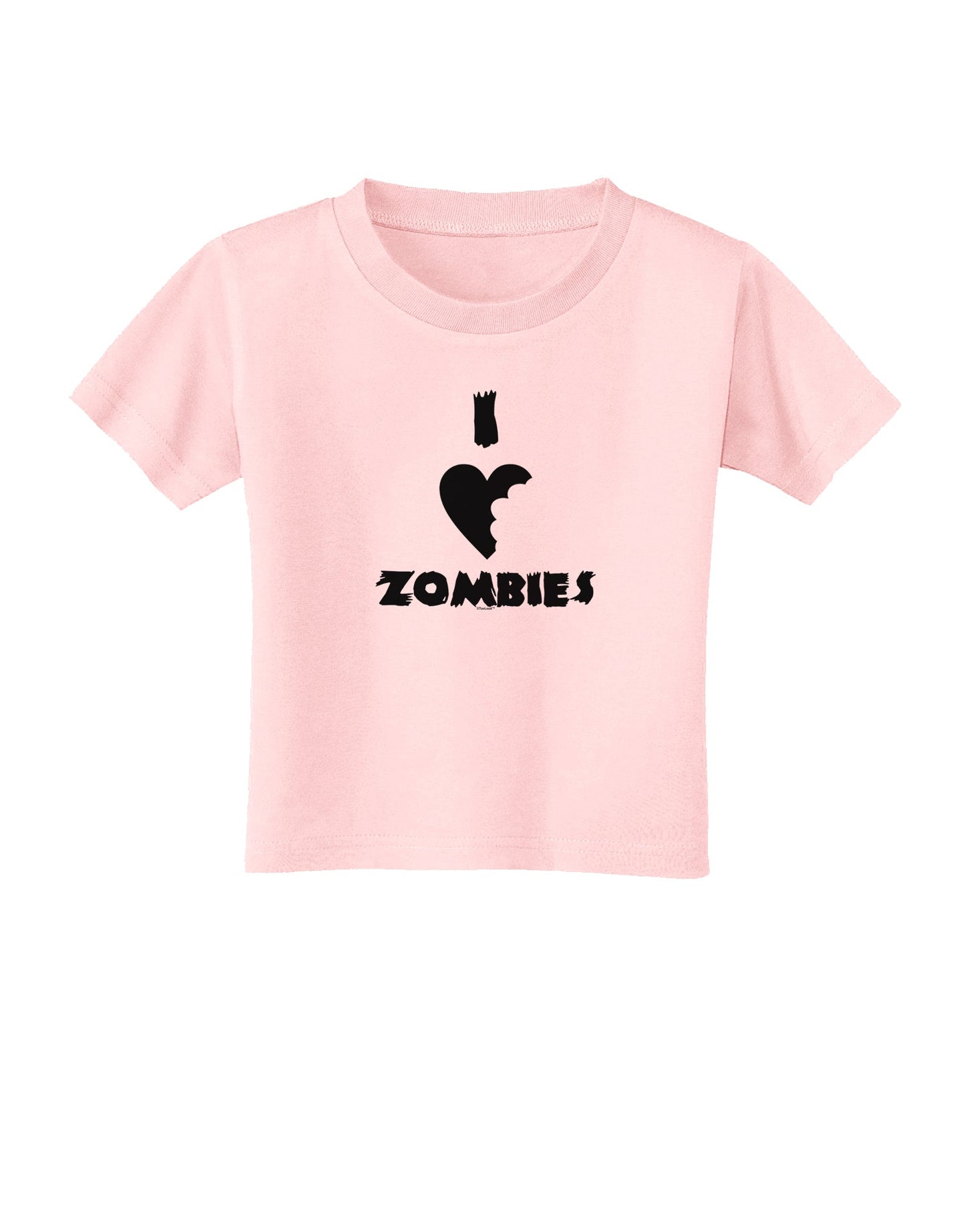 I Heart Zombies - Funny - Halloween Toddler T-Shirt-Toddler T-Shirt-TooLoud-Light-Pink-2T-Davson Sales