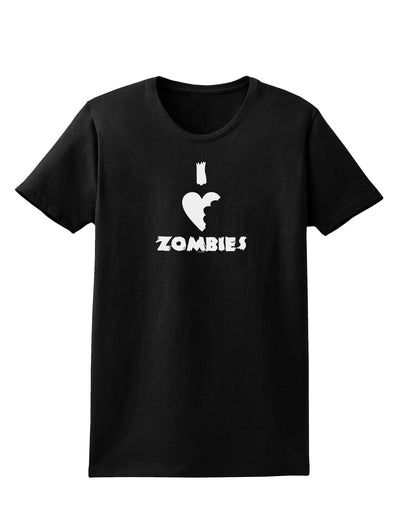 I Heart Zombies - Funny - Halloween Womens Dark T-Shirt-Womens T-Shirt-TooLoud-Black-X-Small-Davson Sales