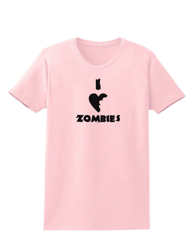 I Heart Zombies - Funny - Halloween Womens T-Shirt-Womens T-Shirt-TooLoud-PalePink-X-Small-Davson Sales