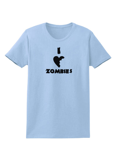 I Heart Zombies - Funny - Halloween Womens T-Shirt-Womens T-Shirt-TooLoud-Light-Blue-X-Small-Davson Sales