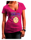 I Hope Sen-Pie Notices Me Juniors V-Neck Dark T-Shirt-Womens V-Neck T-Shirts-TooLoud-Hot-Pink-Juniors Fitted Small-Davson Sales