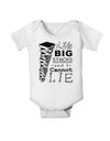 I Like Big Stacks -of books- Baby Romper Bodysuit-Baby Romper-TooLoud-White-06-Months-Davson Sales