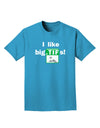 I Like Big Tifs Adult Dark T-Shirt-Mens T-Shirt-TooLoud-Turquoise-Small-Davson Sales