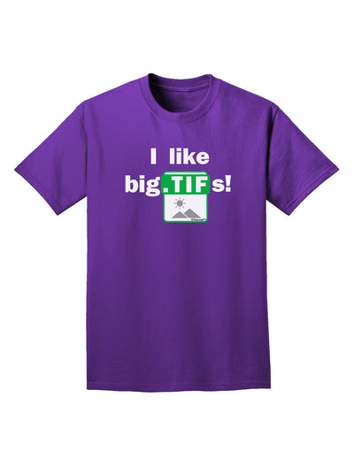 I Like Big Tifs Adult Dark T-Shirt-Mens T-Shirt-TooLoud-Purple-Small-Davson Sales