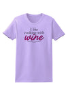 I Like Cooking With Wine Womens T-Shirt by TooLoud-Womens T-Shirt-TooLoud-Lavender-X-Small-Davson Sales