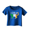 I Like Irish Cat Silhouette Infant T-Shirt Dark by TooLoud-Infant T-Shirt-TooLoud-Royal-Blue-06-Months-Davson Sales