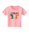 I Like Irish Cat Silhouette Toddler T-Shirt by TooLoud-Toddler T-Shirt-TooLoud-Candy-Pink-2T-Davson Sales