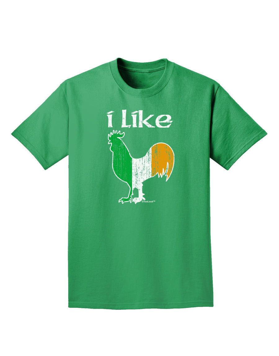 I Like Irish Rooster Silhouette Adult Dark T-Shirt by TooLoud-Mens T-Shirt-TooLoud-Purple-Small-Davson Sales