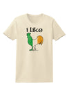 I Like Irish Rooster Silhouette Womens T-Shirt by TooLoud-Womens T-Shirt-TooLoud-Natural-X-Small-Davson Sales