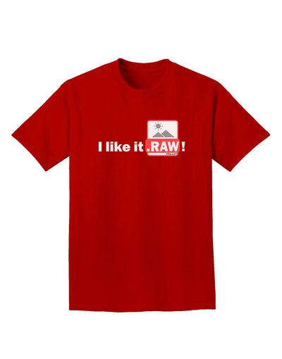 I Like It RAW Adult Dark T-Shirt-Mens T-Shirt-TooLoud-Red-Small-Davson Sales