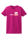 I Like It RAW Womens Dark T-Shirt-TooLoud-Hot-Pink-Small-Davson Sales