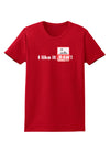 I Like It RAW Womens Dark T-Shirt-TooLoud-Red-X-Small-Davson Sales