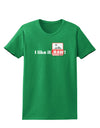 I Like It RAW Womens Dark T-Shirt-TooLoud-Kelly-Green-X-Small-Davson Sales