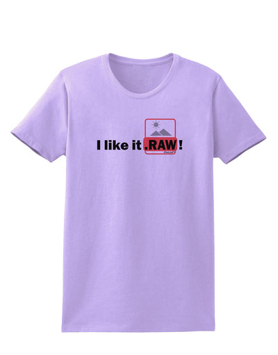 I Like It RAW Womens T-Shirt-Womens T-Shirt-TooLoud-Lavender-X-Small-Davson Sales