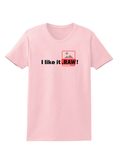 I Like It RAW Womens T-Shirt-Womens T-Shirt-TooLoud-PalePink-X-Small-Davson Sales