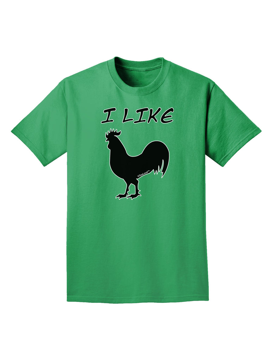 I Like Rooster Silhouette - Funny Adult Dark T-Shirt by TooLoud-Mens T-Shirt-TooLoud-Purple-Small-Davson Sales