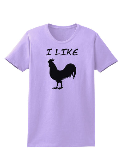 I Like Rooster Silhouette - Funny Womens T-Shirt by TooLoud-Womens T-Shirt-TooLoud-Lavender-X-Small-Davson Sales