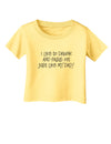 I Like to Drink and Pass Out Just Like My Dad Infant T-Shirt-Infant T-Shirt-TooLoud-Daffodil-Yellow-06-Months-Davson Sales