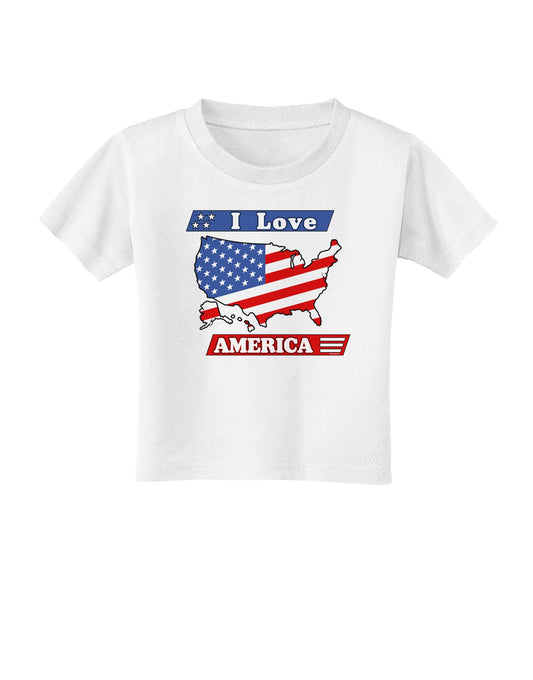 I Love America Toddler T-Shirt-Toddler T-Shirt-TooLoud-White-2T-Davson Sales