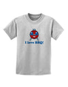 I Love BBQ Childrens T-Shirt-Childrens T-Shirt-TooLoud-AshGray-X-Small-Davson Sales