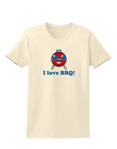 I Love BBQ Womens T-Shirt-Womens T-Shirt-TooLoud-Natural-X-Small-Davson Sales