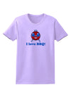 I Love BBQ Womens T-Shirt-Womens T-Shirt-TooLoud-Lavender-X-Small-Davson Sales