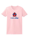 I Love BBQ Womens T-Shirt-Womens T-Shirt-TooLoud-PalePink-X-Small-Davson Sales