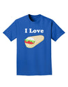 I Love Burritos - Funny Food Adult Dark T-Shirt-Mens T-Shirt-TooLoud-Royal-Blue-Small-Davson Sales