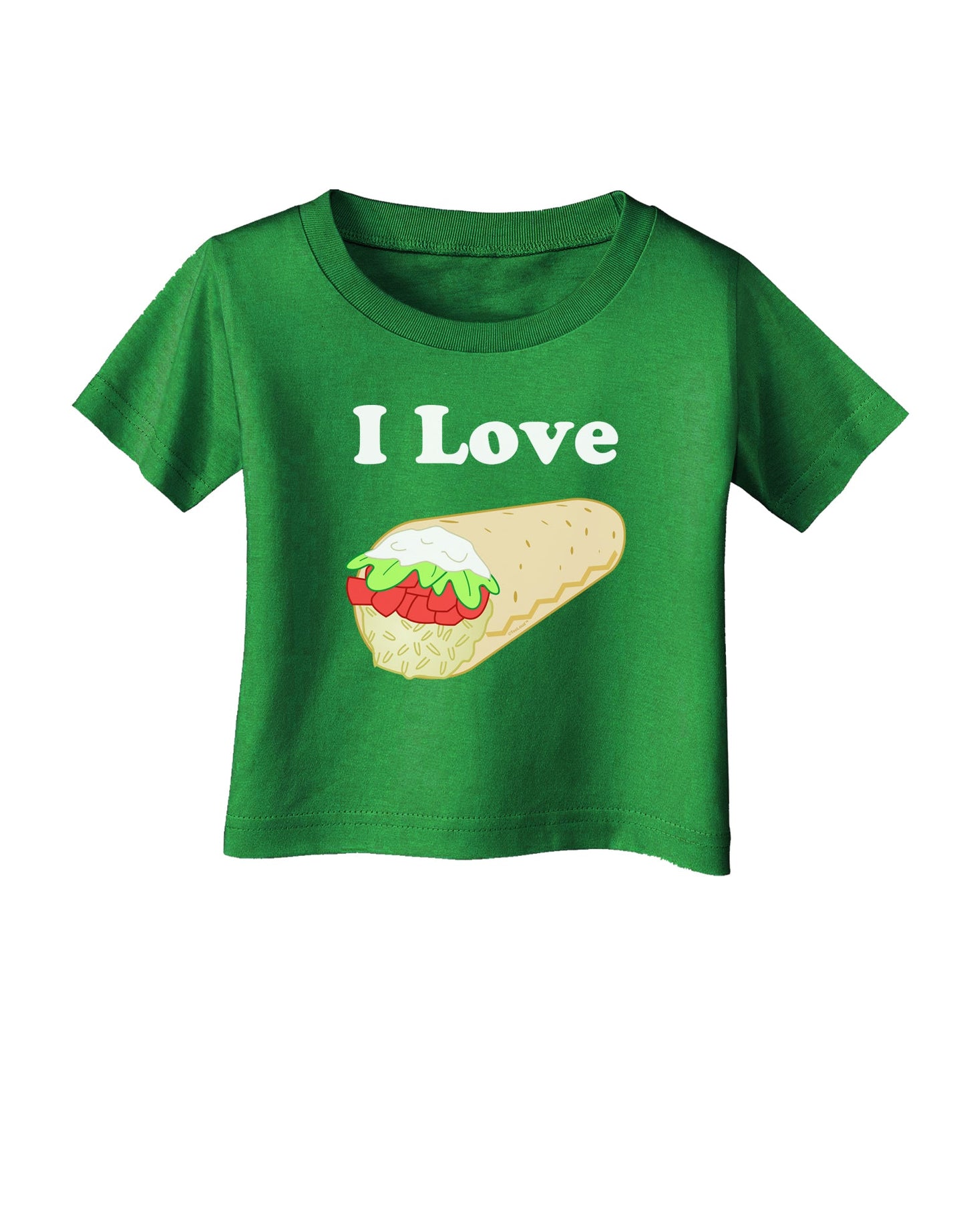 I Love Burritos - Funny Food Infant T-Shirt Dark-Infant T-Shirt-TooLoud-Royal-Blue-06-Months-Davson Sales