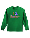 I Love Fantasy Adult Long Sleeve Dark T-Shirt-TooLoud-Kelly-Green-Small-Davson Sales