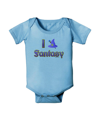 I Love Fantasy Baby Romper Bodysuit-Baby Romper-TooLoud-LightBlue-06-Months-Davson Sales