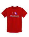 I Love Fantasy Childrens Dark T-Shirt-Childrens T-Shirt-TooLoud-Red-X-Small-Davson Sales