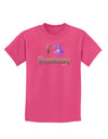 I Love Fantasy Childrens Dark T-Shirt-Childrens T-Shirt-TooLoud-Sangria-X-Small-Davson Sales