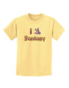 I Love Fantasy Childrens T-Shirt-Childrens T-Shirt-TooLoud-Daffodil-Yellow-X-Small-Davson Sales