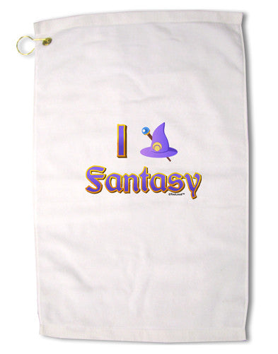 I Love Fantasy Premium Cotton Golf Towel - 16 x 25 inch-Golf Towel-TooLoud-16x25"-Davson Sales