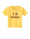 I Love Fantasy Toddler T-Shirt-Toddler T-Shirt-TooLoud-Yellow-2T-Davson Sales