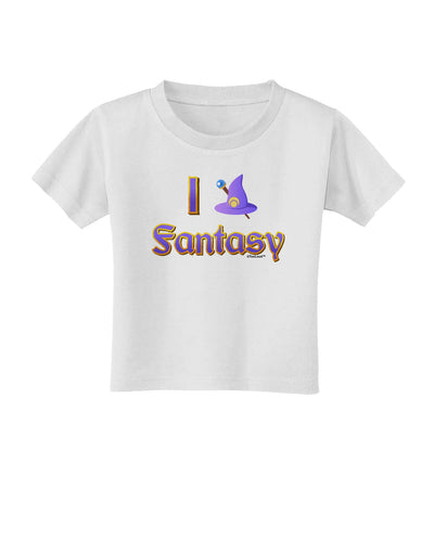 I Love Fantasy Toddler T-Shirt-Toddler T-Shirt-TooLoud-White-2T-Davson Sales