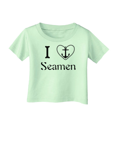I Love Heart Anchor Seamen Infant T-Shirt