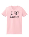 I Love Heart Anchor Seamen Womens T-Shirt-Womens T-Shirt-TooLoud-PalePink-X-Small-Davson Sales