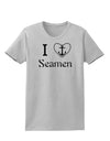 I Love Heart Anchor Seamen Womens T-Shirt-Womens T-Shirt-TooLoud-AshGray-X-Small-Davson Sales