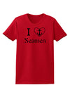 I Love Heart Anchor Seamen Womens T-Shirt-Womens T-Shirt-TooLoud-Red-X-Small-Davson Sales