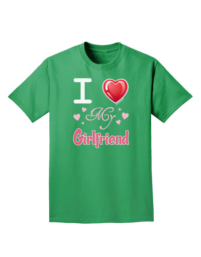 I Love Heart My Girlfriend Adult Dark T-Shirt-Mens T-Shirt-TooLoud-Kelly-Green-Small-Davson Sales